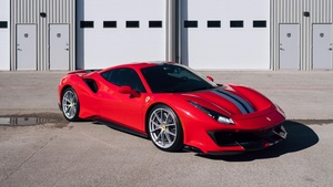 Ferrari 488 Pista, Red cars, 4K wallpaper