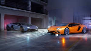 Lamborghini Aventador, Sports cars, 4K wallpaper