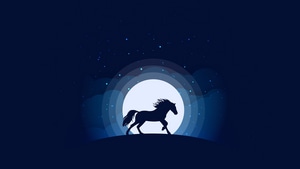 Horse, Animals, Artist, Artwork, Digital Art, Behance, Silhouette, 4K wallpaper