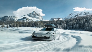Porsche, Snow, Cars, Behance, 4K wallpaper