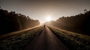 Person, Road, Photography, 4K wallpaper