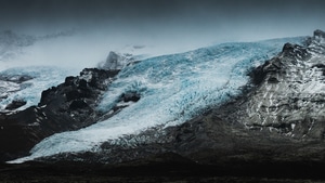 Mountains, Winter, Snow, Nature, Behance, 4K wallpaper