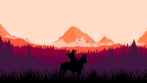 Red Dead Redemption 2, 2018 Games, Games, Ps Games, Deviantart, Artist, Artwork, Digital Art, Minimalism, Minimalist, 4K wallpaper