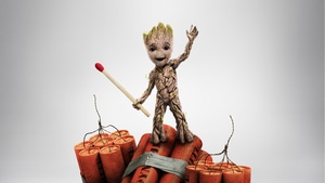 Baby Groot, Superheroes, 4K wallpaper