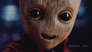 Baby Groot, Superheroes, Artwork, Digital Art, 4K wallpaper