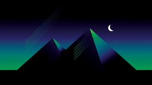 Retrowave, Pyramid, Artist, Artwork, Digital Art, 4K wallpaper
