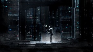 Skull, Ghost, Artist, Artwork, Dark, Digital Art, Cityscape, Night, 4K wallpaper