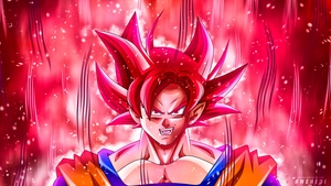 Super Saiyan Goku, Flames, Pink aesthetic, 4K wallpaper