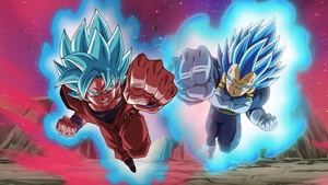 Goku vs Vegeta, Super Saiyan Blue, Dragon Ball Super, 4K wallpaper