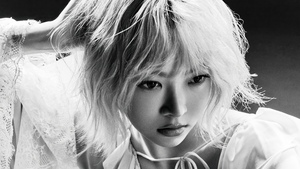 Monochrome, Le Sserafim, Black and White, South Korean Singer, 4K wallpaper