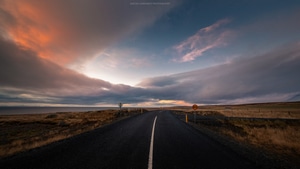 Iceland, Sunset, Nature, 4K wallpaper