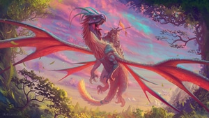 Dragon, Warrior, Artist, Artwork, Digital Art, Deviantart, 4K wallpaper