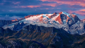 Glacier, Mountains, Landscape, Nature, 4K wallpaper