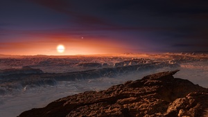 Sunset, Planet, Surface, 4K wallpaper