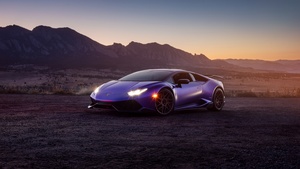 Lamborghini Huracan, Landscape, 4K wallpaper