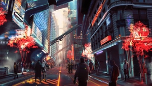 Cyberpunk, City, Artist, Artwork, Digital Art, 4K wallpaper