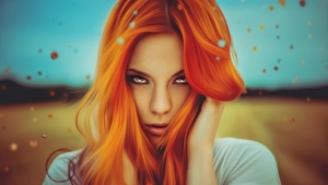 Teen girl, Portrait, 4K wallpaper
