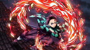 Tanjiro Kamado, Dance of the Fire God, Hinokami Kagura, Demon Slayer: Kimetsu no Yaiba, 4K wallpaper