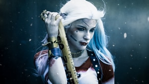Harley Quinn, Artwork, Superheroes, Cosplay, 4K wallpaper