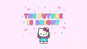 Hello kitty quotes, Hello Kitty background, Pink background, 4K wallpaper