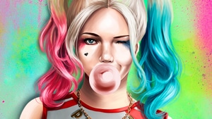 Harley Quinn, Artwork, Artist, Digital Art, Superheroes, Behance, 4K wallpaper