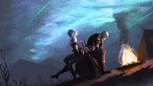 Ciri, Geralt Of Rivia, The Witcher 3, Games, Ps4 Games, Xbox Games, Pc Games, Artstation, 4K wallpaper
