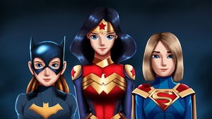 Superheroes, Wonder Woman, Batgirl, Supergirl, Girls, Digital Art, Artist, Artwork, Deviantart, 4K wallpaper