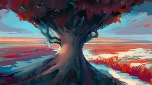 Tree, Digital Art, Artist, Artwork, Deviantart, 4K wallpaper