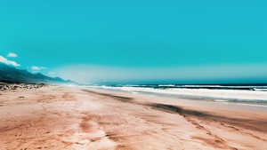 Seashore, Sky, Nature, 4K wallpaper