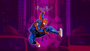 Spider-Punk, Spider-Man: Across the Spider-Verse, Marvel Comics, 2023 Movies, Spiderman, 4K wallpaper