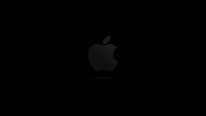 Apple logo, Think different, Minimal logo, Dark background, 4K wallpaper