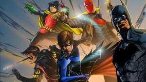 Batman, Red Hood, Nightwing, Robin, Deviantart, Superheroes, Artwork, Digital Art, 4K wallpaper