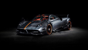 Hypercar, Black background, Black cars, Carbon Fiber, Sports cars, 4K wallpaper