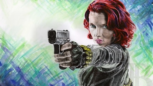 Black Widow, Superheroes, Artwork, 4K wallpaper