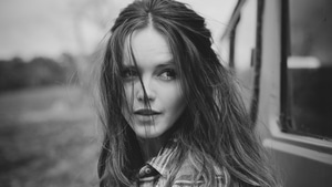 Rebecca Breeds, Celebrities, Girls, Monochrome, Black And White, 4K wallpaper