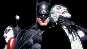 Batman, Joker, Harley Quinn, Superheroes, Digital Art, Artwork, 4K wallpaper