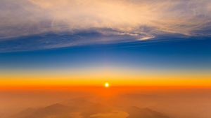 Sunset, Mountains, Nature, Photography, 4K wallpaper