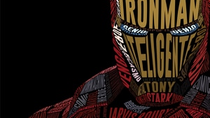 Iron Man, Artwork, Artist, Digital Art, Superheroes, Behance, Typography, 4K wallpaper