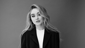 Sabrina Carpenter, Celebrities, Girls, Music, Singer, Monochrome, Black And White, 4K wallpaper
