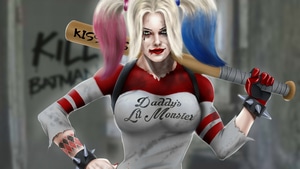 Harley Quinn, Superheroes, Artwork, Artist, Digital Art, 4K wallpaper