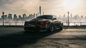 Dodge Charger Hellcat, Performance Sedan, 4K wallpaper