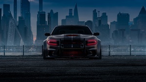 Dodge Charger Hellcat, Performance Sedan, 4K wallpaper