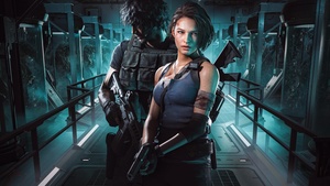 Resident Evil 3, Survival games, Jill Valentine, Chris Redfield, PC Games, PlayStation 4, PlayStation 5, Xbox One, Nintendo Switch, Xbox Series X and Series S, Amazon Luna, 4K wallpaper