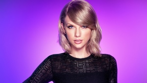 Taylor Swift, Purple background, 4K wallpaper
