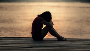 Sad, Alone, Photography, Pier, Silhouette, , 4K wallpaper