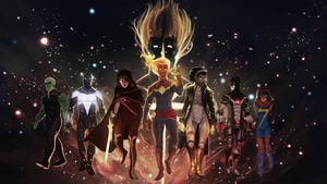 Captain Marvel, Artwork, Digital Art, Superheroes, 4K wallpaper