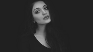 Girls, Model, Monochrome, Black And White, 4K wallpaper