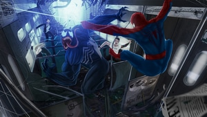 Spiderman, Venom, Artist, Artwork, Behance, Superheroes, 4K wallpaper