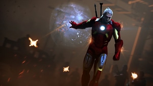 Iron Man, The Witcher, Superheroes, Artwork, Digital Art, 4K wallpaper