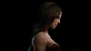 Wonder Woman, Superheroes, Behance, Crying, Sad, 4K wallpaper